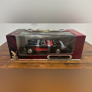 Road Signature Deluxe Edition 1957 Chevy Corvette 1:18 Scale Diecast Black/Red